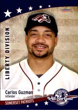2017 Atlantic League All-Stars Choice #8 Carlos Guzmn Brooklyn New York NY Card