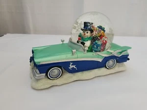 Christopher Radko Snowrider Snowglobe, Plays Jingle Bells, NIOB - Picture 1 of 16