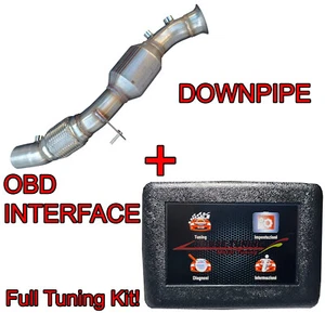 Downpipe DPF + Interfaccia Centralina BMW X1 - X3 2.0 TDI 143 177 CV T8K 5x1 - Imagen 1 de 3