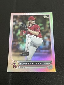 2022 Topps Series 2 Noah Syndergaard Rainbow Foil Parallel #584 Angels.