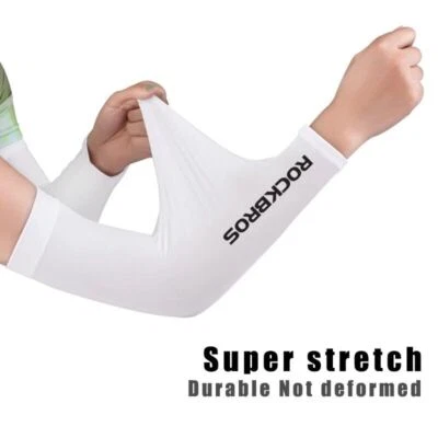 ROCKBROS Stretch Arm Sleeves Sun UV Protection Fishing Cycling Arm Covers Unisex - image 1 of 4
