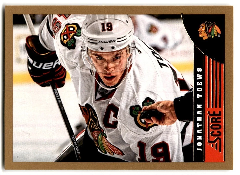 2013-14 Score Gold Jonathan Toews #91 Chicago Blackhawks - Image 1 of 2
