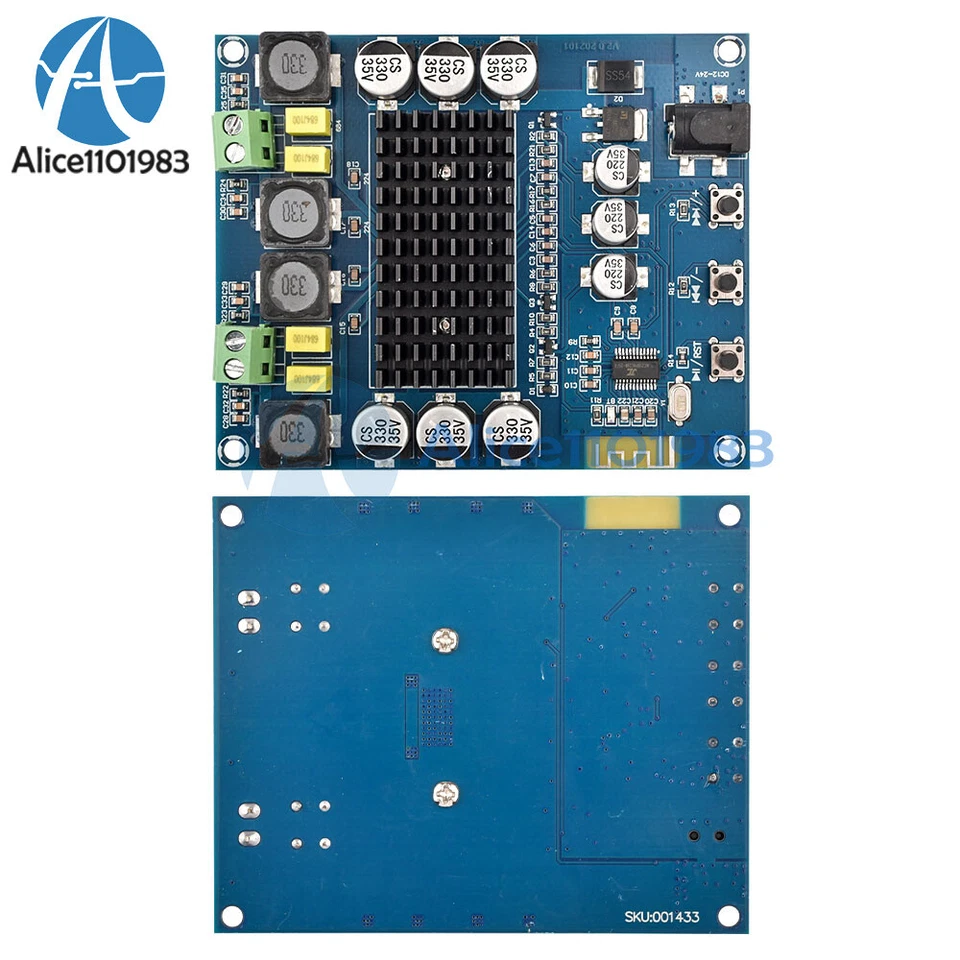 TPA3116D2 TPA3116DA Amplificatore digitale ricevitore audio Bluetooth 4.0 100W/120Wx2 - Immagine 1 di 1