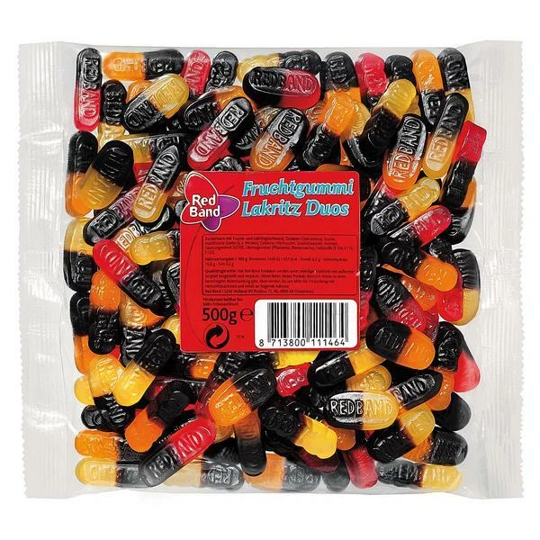 Red Band Fruchtgummi Lakritz Duos Beutel 500g