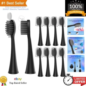Electric Toothbrush Replacement Heads, 10-Pack for Burst - Deep Cleaning Design - Picture 1 of 8