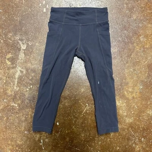 Athleta Girl Girls Sz XS/6 Pull On Leggings Pants Gray Pockets - Picture 1 of 10