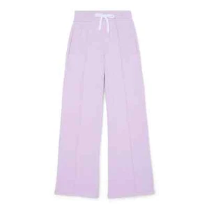 Miss Chievous Fleece Wide Leg Pants with Pockets Orchid Bloom - Size XL (14-16) - Picture 1 of 3