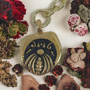 Porte-clés pièce grecque - Porte-clés abeille ancienne - Souvenir traditionnel de Grèce