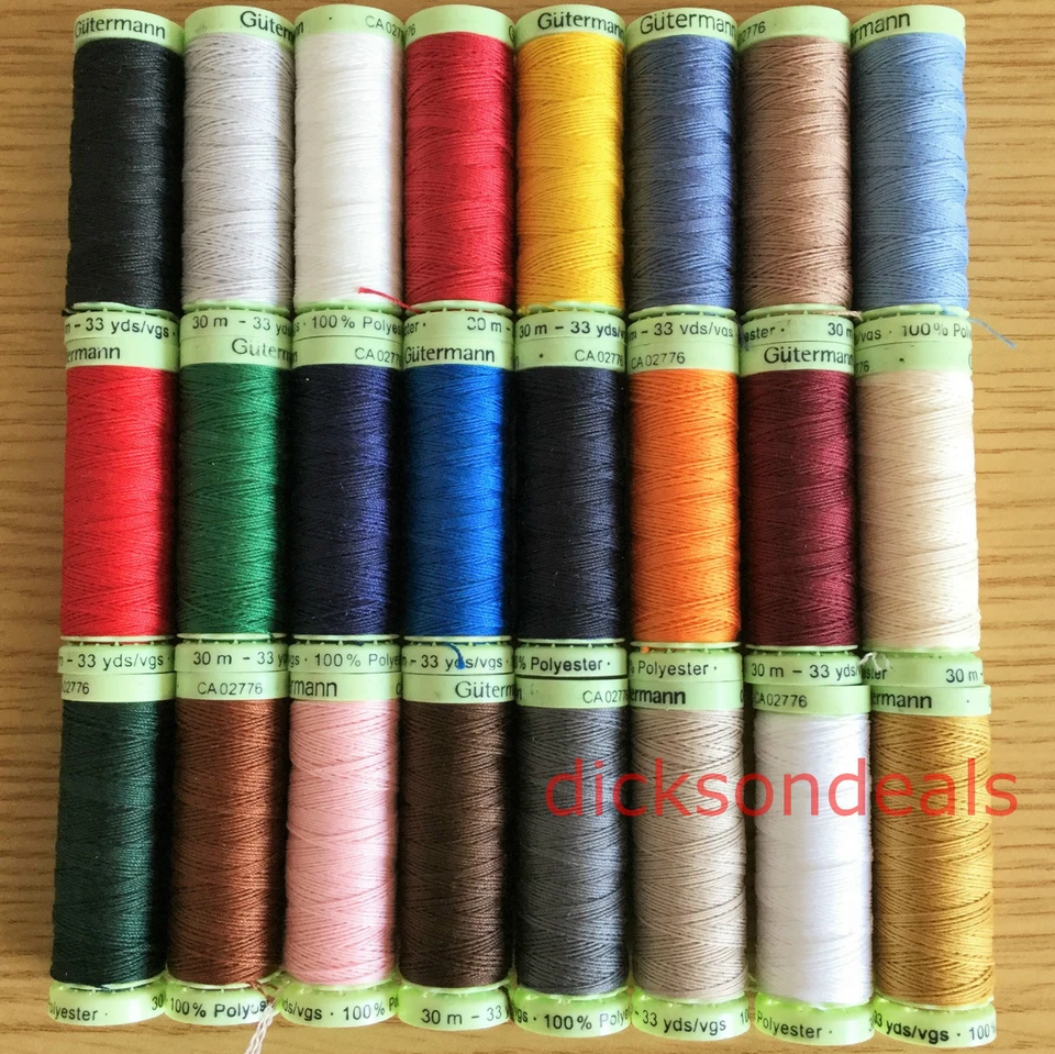 Gutermann Top Stitch Sewing Thread Polyester 30m Reels Extra Strong Jeans Button - Image 1 of 1