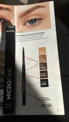 Avon Micro Fine  brow pencil ~BLONDE  ~ Brand New - Image 1 of 2