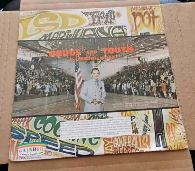 Anti Drug LP Drugs And Youth By Freddie Gage Christian Vinyl Rainbow Records  - Image 1 of 4
