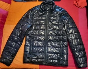 ABRIGO PLUMIFERO LIGERO H&M, HOMBRE, NEGRO, TALLA 48 - Imagen 1 de 6