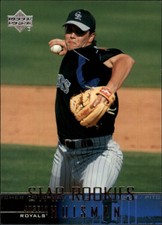 2004 Upper Deck Glossy Kansas City Royals Baseball Card #507 Justin Huisman SR