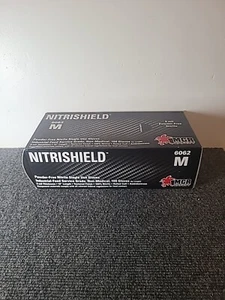 Nitrishield 6062 - Powder-Free Nitrile Single Use Gloves, Size Medium - Picture 1 of 3