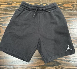 Air Jordan Sweatshorts Boys Size Medium Black Cotton Polyester Blend - Picture 1 of 7