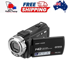Ordro HDV V12 Digital Video Camera 1080P 30MP HD Camcorder IR Night Vision 16X - Picture 1 of 3