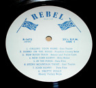 3 LP '65 Rebel Bluegrass Compilations 1ère pression étiquettes drapeau bleu jeu classé