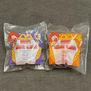 Original 1996 Marvel Super Heroes McDonalds Toy Wolverine Jubilee Lot Of 2 Vtg - Picture 1 of 12