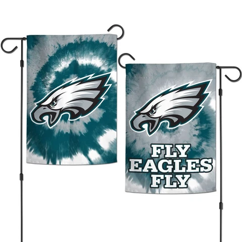 New NFL Philadelphia Eagles  2 Sided 12.5 X18 Tie Dye Garden Flag Indoor Outdoor Cover