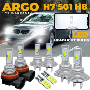 For Bmw 5 Series E60 E61 Led Xenon White Headlight Fog Side Light Bulbs 2007-10 - Picture 1 of 20