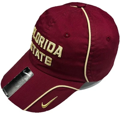 Nike Florida State Seminoles Mujer Gorra Ajustable Granate Dorado Talla Única Nuevo Foto 1 de 4