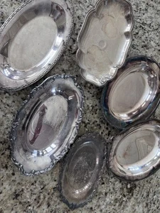 Silver plate, serving pieces presentation pieces, beautiful patterns - Picture 1 of 12