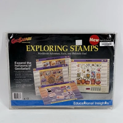 Geosafari Exploring Stamps Learning Game Cards 1994 - Image 1 of 2