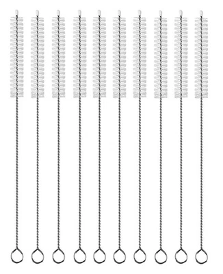 Длинный соломенный очиститель щетка удлинить 10 дюймов, ширина 10 мм диаметр трубы очистители, длинный - Изображение 1 из 4