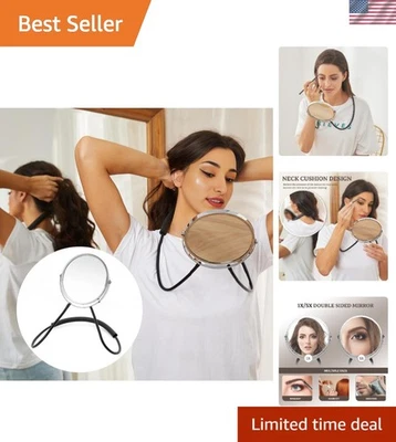 Espejo de Maquillaje Ajustable con Aumento 5X - Ideal para Acicalamiento de Precisión Foto 1 de 4