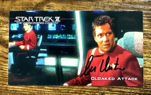 Carta Skybox Capitano Kirk William Shatner Star Trek VI autografo firmato 1994 - Foto 1 di 3