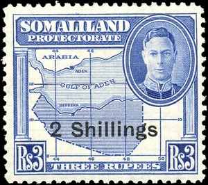 Somaliland Protectorate Scott #125 MH F+ Stamp - Imagen 1 de 2