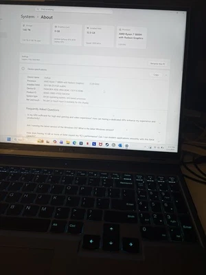 Lenovo 5 Legion pro AMD Ryzen 7 5800H, NVIDIA GeForce RTC 3070, 2TB, 32GB RAM - Image 1 of 2