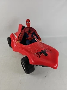 Vintage Mego Corp 1974 Spider-Man Poseable 8" Doll With Car Spidermobile - Bild 1 von 9