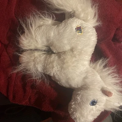 Ganz Webkinz LilKinz Unicorn 9” Plush Toy HM069 White Unicorn no code - Image 1 of 3
