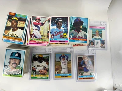 Lote de béisbol 1976 Topps incluye negociado 467/660 conjunto parcial Stargell (sin Seaver) Foto 1 de 4