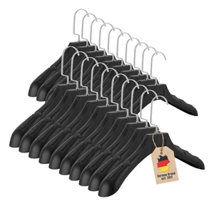 Kleiderbügel Set breite Wäschebügel aus Kunststoff mit Anti-Rutsch Oberfläche - Bild 1 von 16