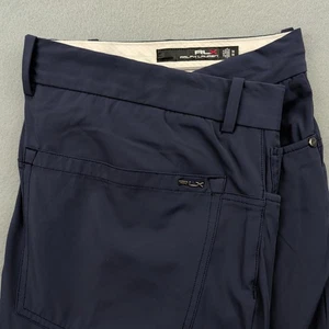 RLX Ralph Lauren Pants Mens 36x32 Navy Golf Performance Stretch Nylon Athletic - Picture 1 of 13