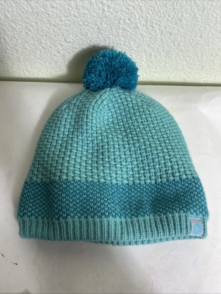 Gorro Merrell Pom Pom verde azulado acrílico poliéster talla única Foto 1 de 4