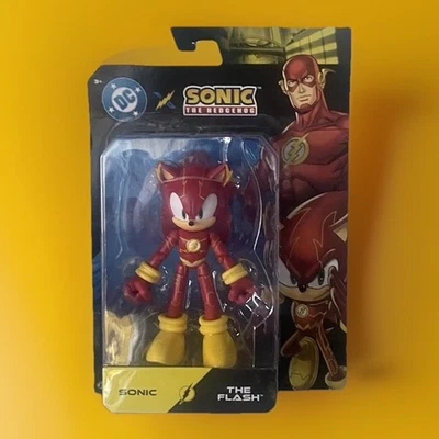 NUEVO 2025 DC x Sonic The Hedgehog SONIC como THE FLASH 5" Jakks Pacific Foto 1 de 4
