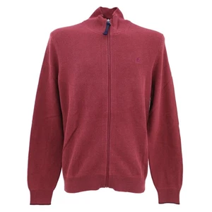  LERROS Herren Strickjacke Stehkragen preiselbeerrot 33279 - Picture 1 of 2