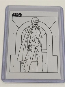 2025 Topps Chrome Star Wars Color By the Number Insert Card Lando Calrissian 18 - Picture 1 of 2