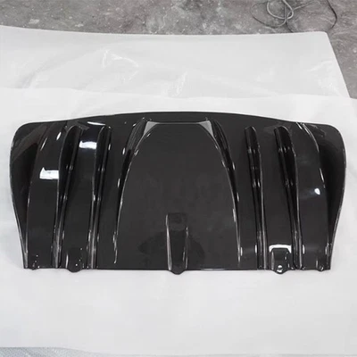 Real Carbon Fiber Rear Combat Diffuser Bumper Lip for Ferrari F430 2005-2009 - Image 1 of 4