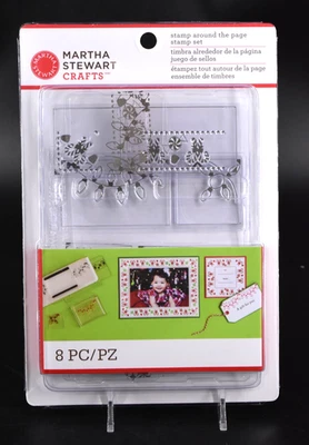 Martha Stewart SELLO ALREDEDOR DE LA PÁGINA Set Bombillas de Navidad País de las Maravillas NUEVO Foto 1 de 4