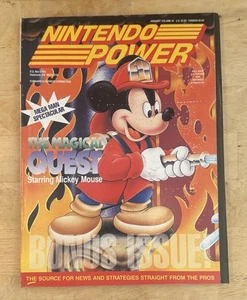 Nintendo Power Vol. 44 January 1993 Complete w/ Poster Stickers Inserts Cards - Picture 1 of 4