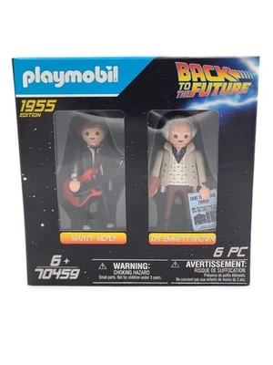 Playmobil Back To The Future 70459 Figure Set Marty Mcfly Doc Brown 1955 Edition - Image 1 of 4