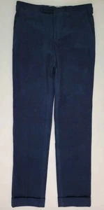 Vtg 90s Y2K Polo Ralph Lauren Navy Buckle Corduroy Jeans Pants 32x34 NICE EUC - Picture 1 of 7