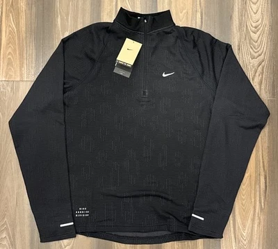 Nike Running Division 1/4 Zip Top Pullover Pinnacle FZ1121-010 - Men's Size M - Image 1 of 4