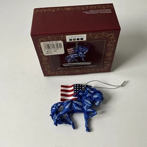 Enesco Trail of Painted Ponies Wild Blue Remembering 9/11 Hanging Ornament - Picture 1 of 10