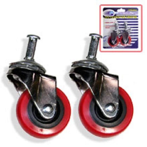 2 PIECES 2" INCH REPLACEMENT SWIVEL WHEEL CASTER CASTOR FOR MECHANIC'S CREEPER