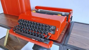 Ettore Sottsass Olivetti Italien 1969 -maschine Schreiben Modell Valentine + Anl - Afbeelding 1 van 16